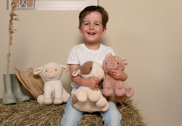 Peluche mucca 25 cm Little Farm